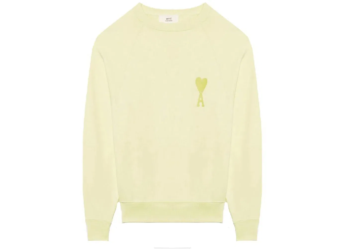Мужской свитшот с логотипом Ami De Coeur Ami Paris, Yellow