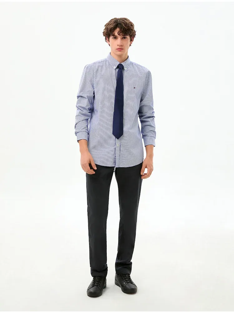 Рубашка классическая Regular Fit TOMMY HILFIGER, Blue — фото 2