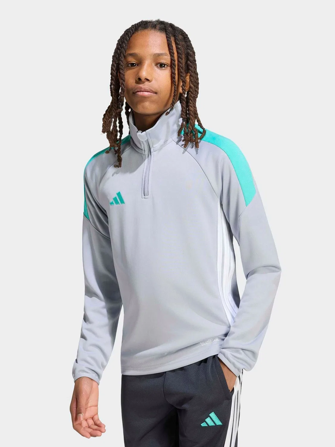 Тренировочная футболка с длинным рукавом Tiro 26 Essentials adidas, серый