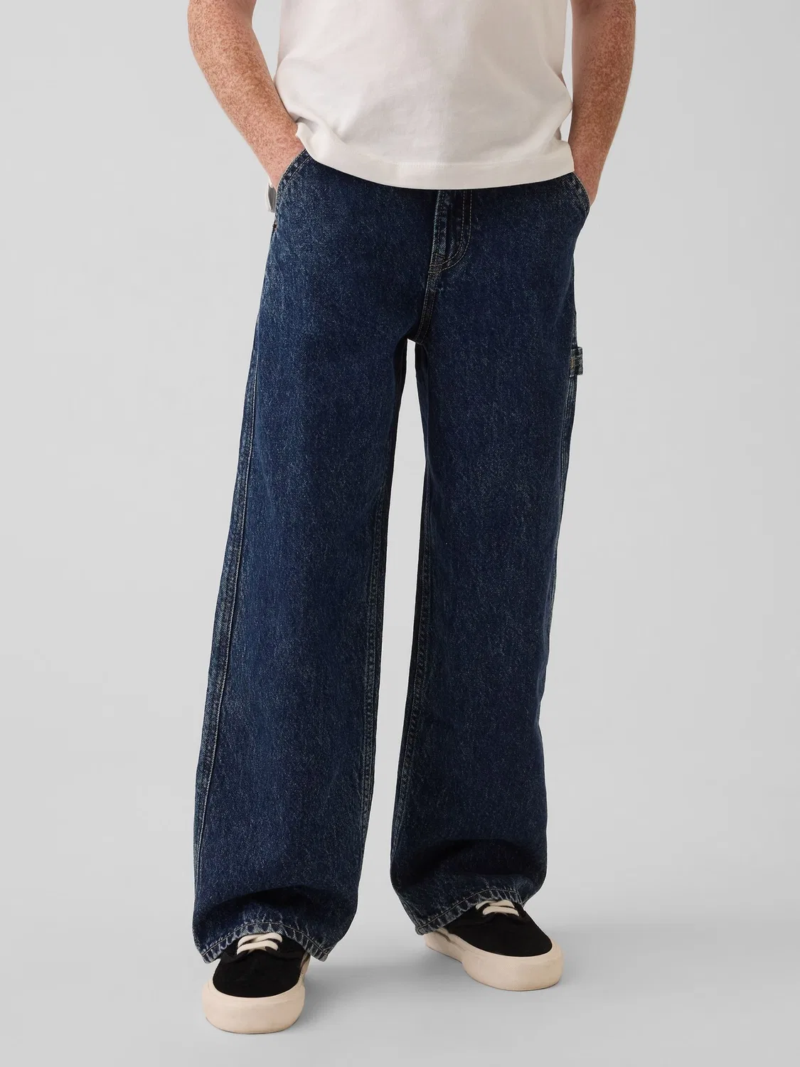Джинсы карго мешковатые Gap Dark Wash, темная стирка
