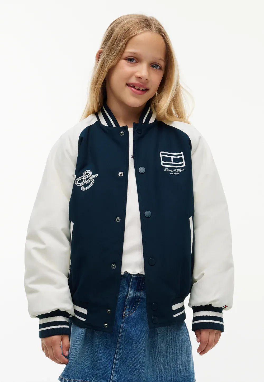 Куртка-Бомбер унисекс - куртка-бомбер Tommy Hilfiger, Dark Night Navy — фото 2