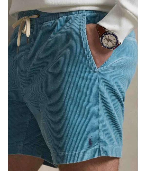 Мужские шорты классические из вельвета Polo Ralph Lauren, синий — фото 4
