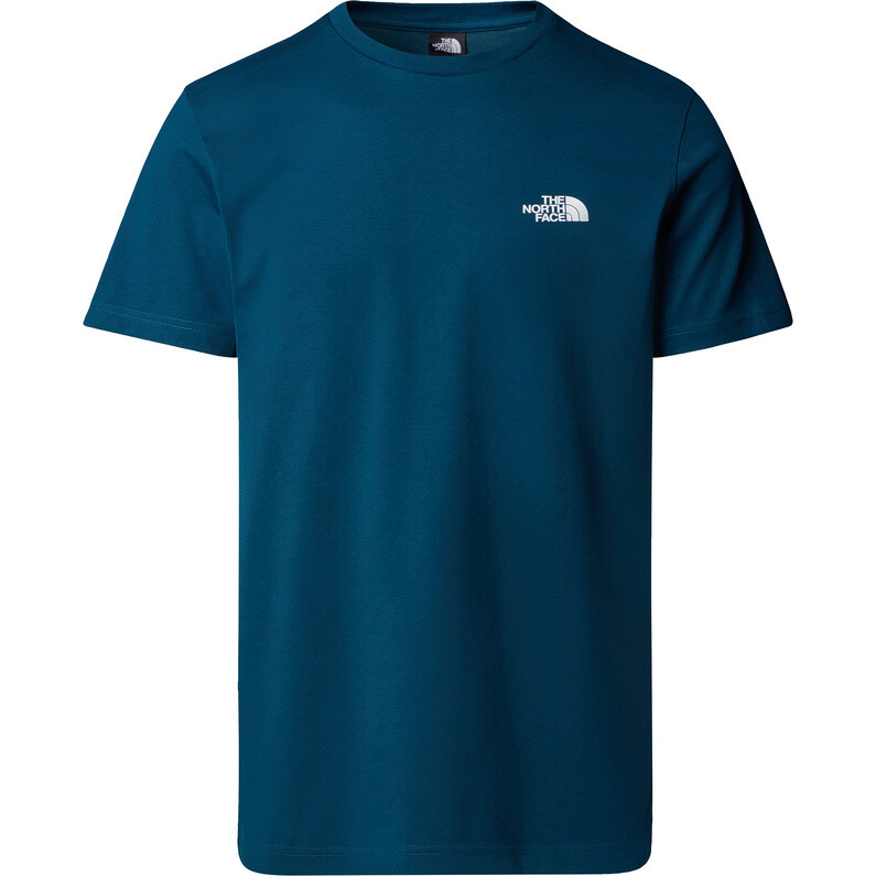 

Мужская простая футболка с куполом The North Face, синий