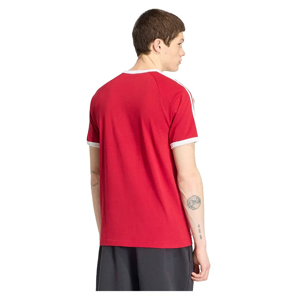 Мужская футболка с коротким рукавом с принтом Adidas Originals, Red — фото 2