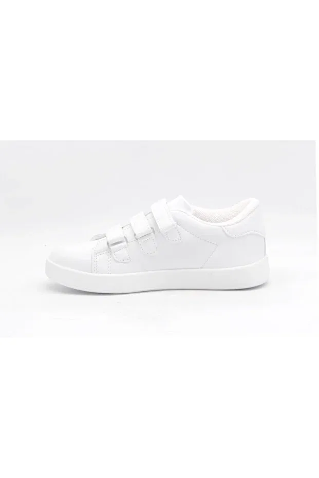 Детские кеды для девочек с подсветкой Vicco, White — фото 3