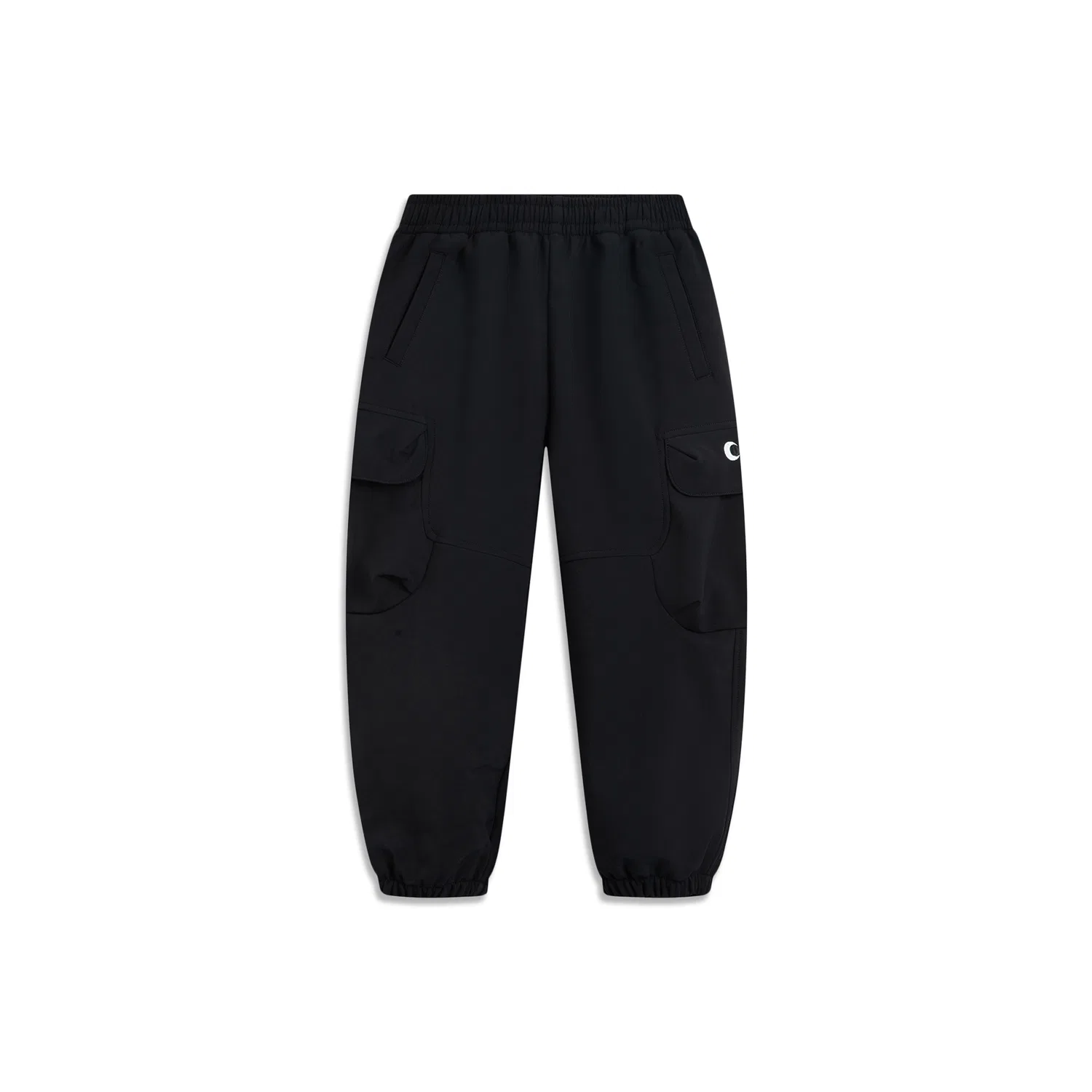 Детские утепленные трикотажные спортивные штаны Li-Ning, Black — фото 3