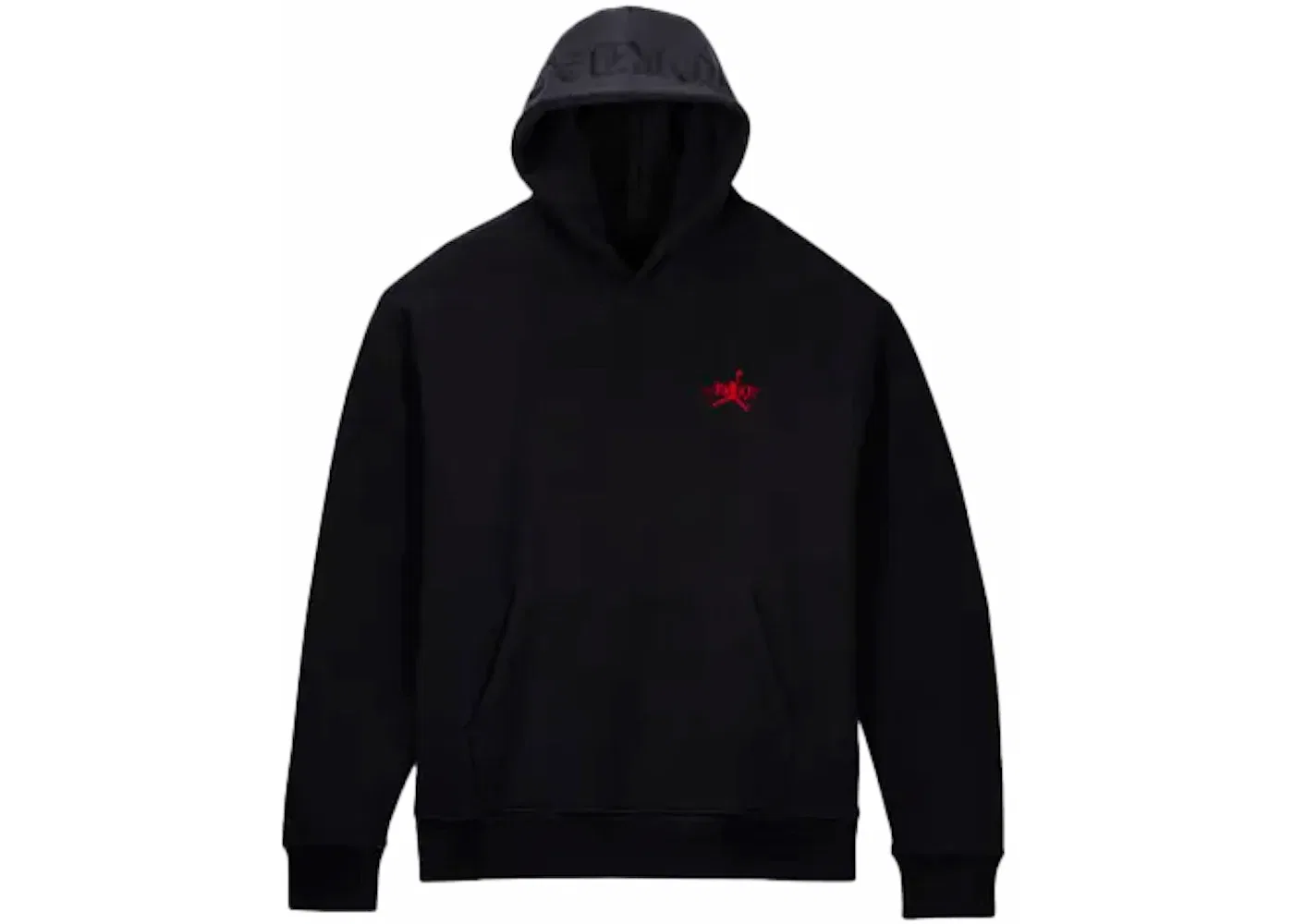 Мужская худи с принтом Jordan x Awake NY Hoodie, Black/Sail/University Red