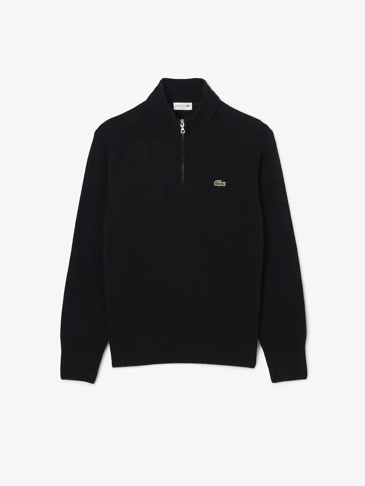 Свитер поло LACOSTE, Черный — фото 4