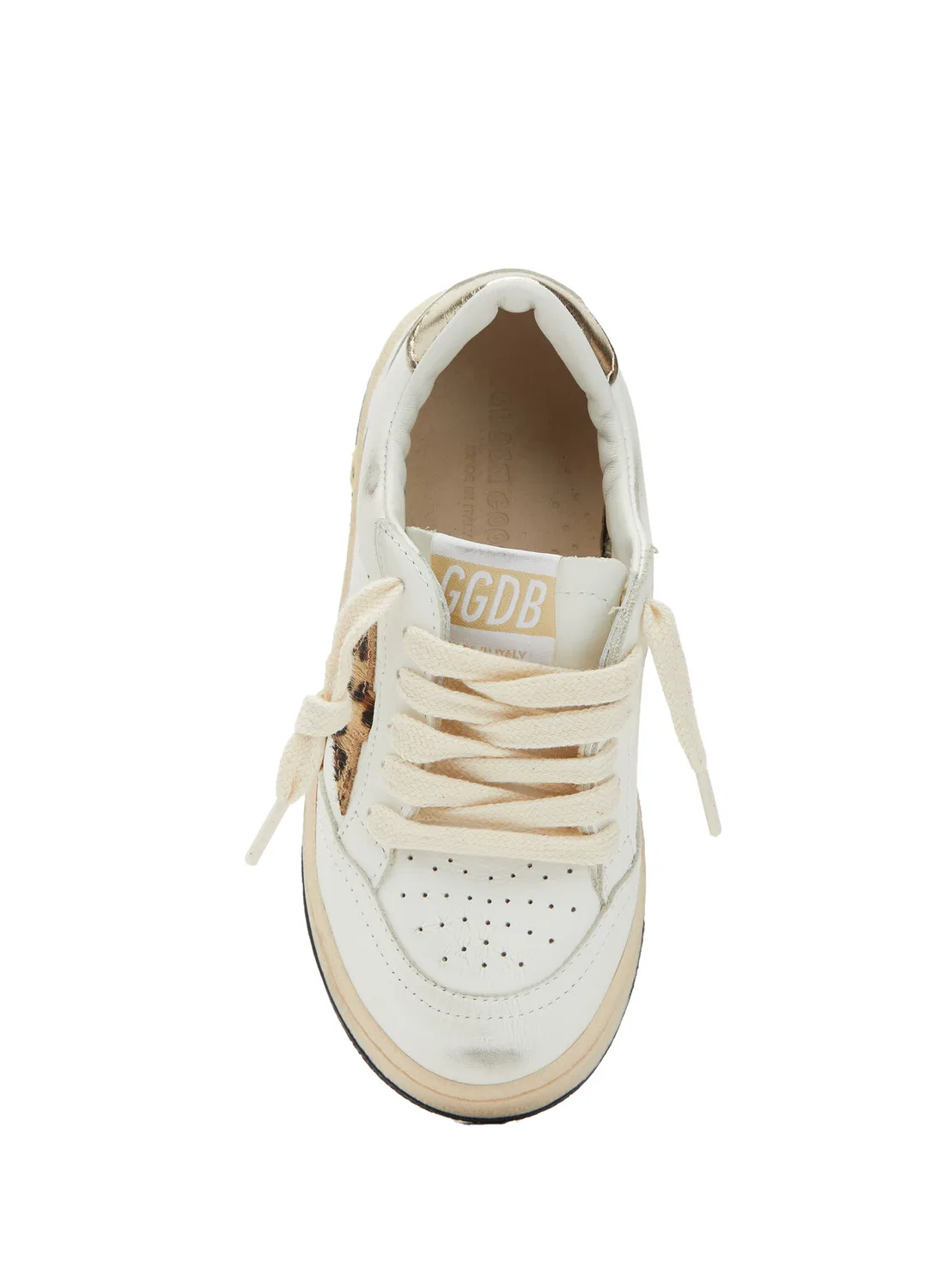 Кроссовки детские Golden Goose Ball Star, многоцветный белый — фото 4