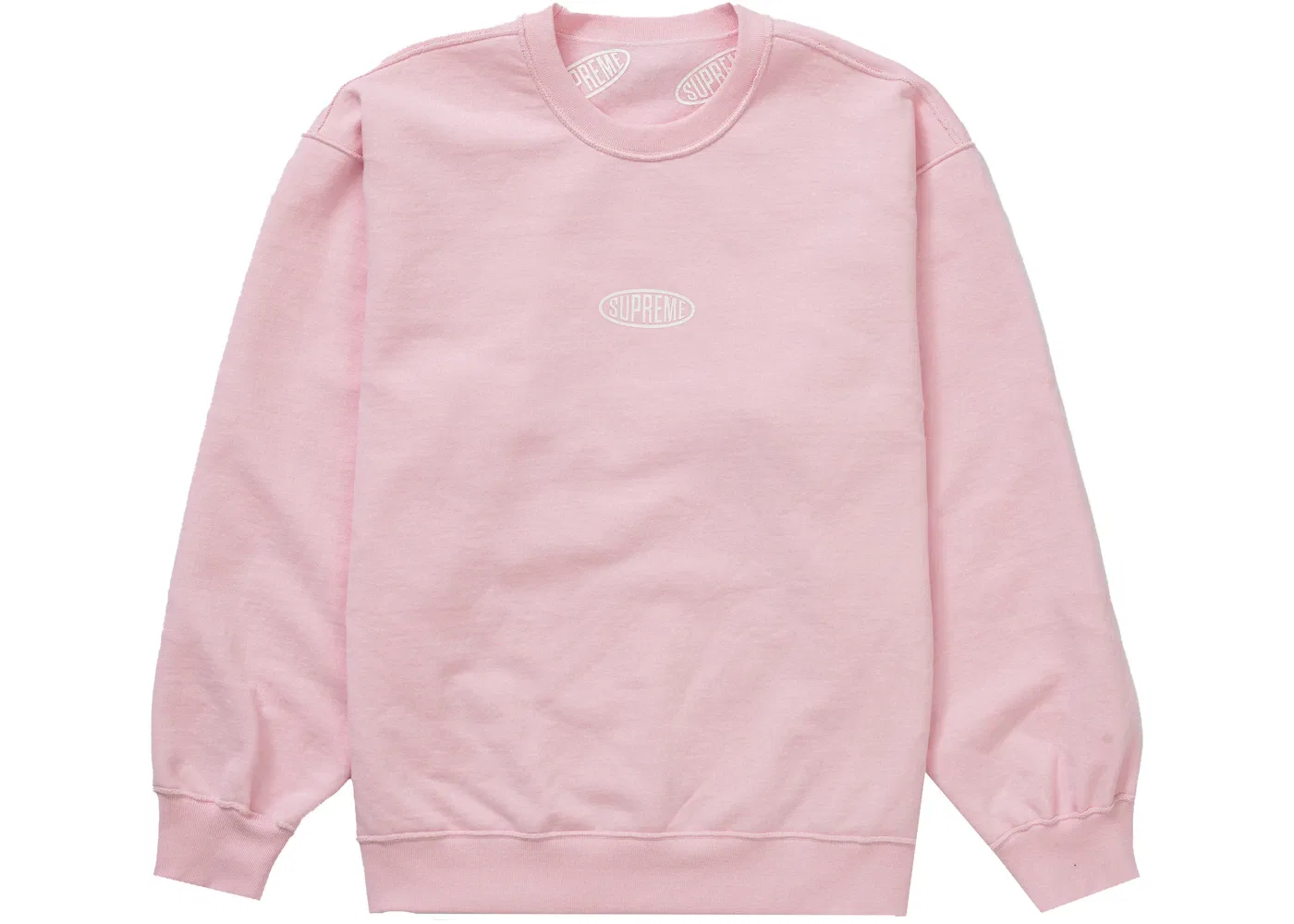 Мужской свитшот с длинным рукавом Supreme Crewneck, Light Pink — фото 2