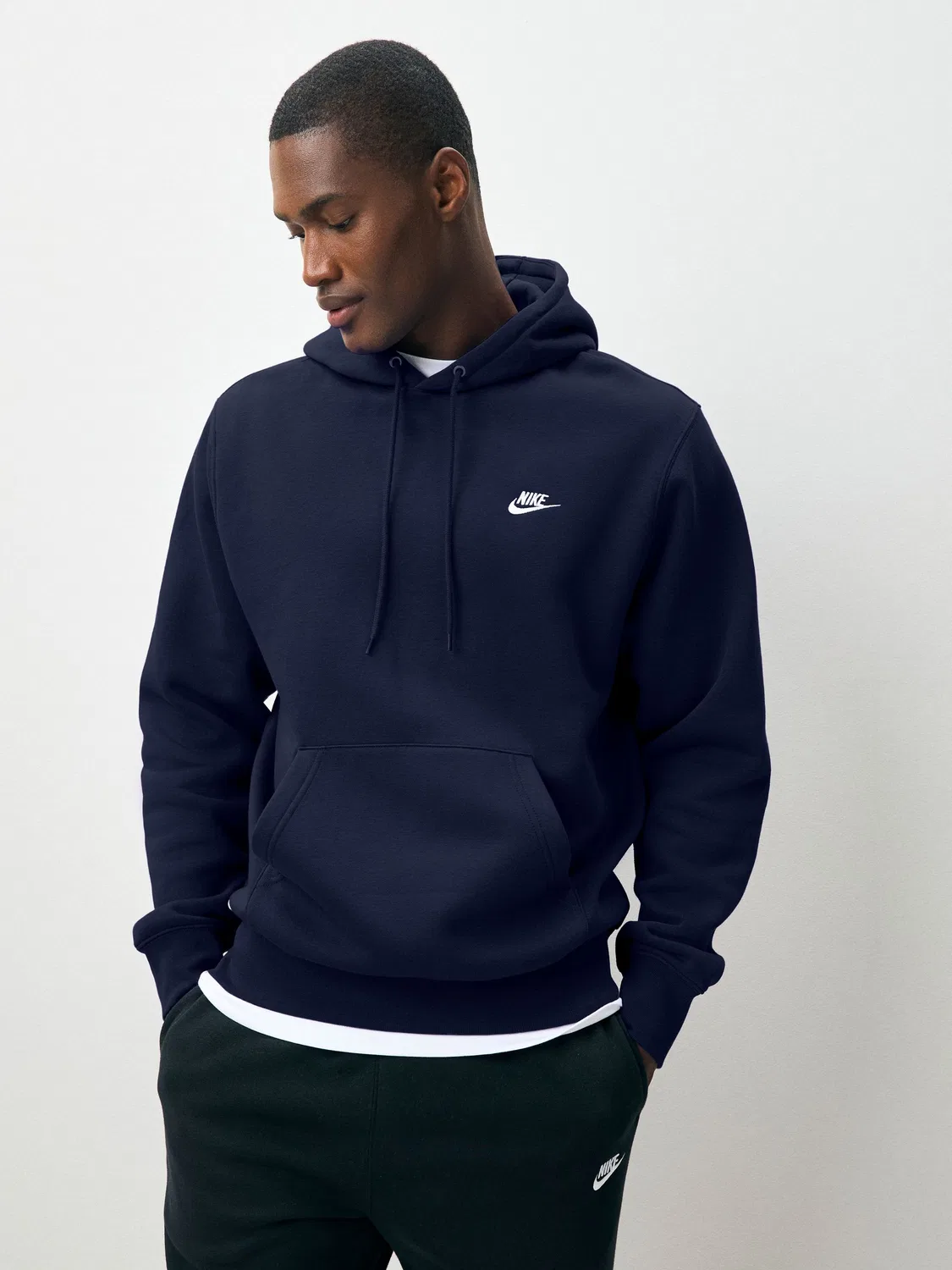 Толстовка с капюшоном Nike Obsidian Navy Blue Club