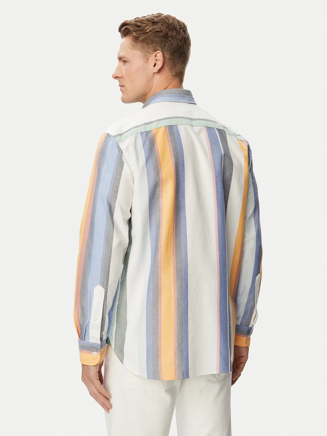 Мужская рубашка стандартного кроя Heritage Oxford Tommy Hilfiger, белый — фото 3