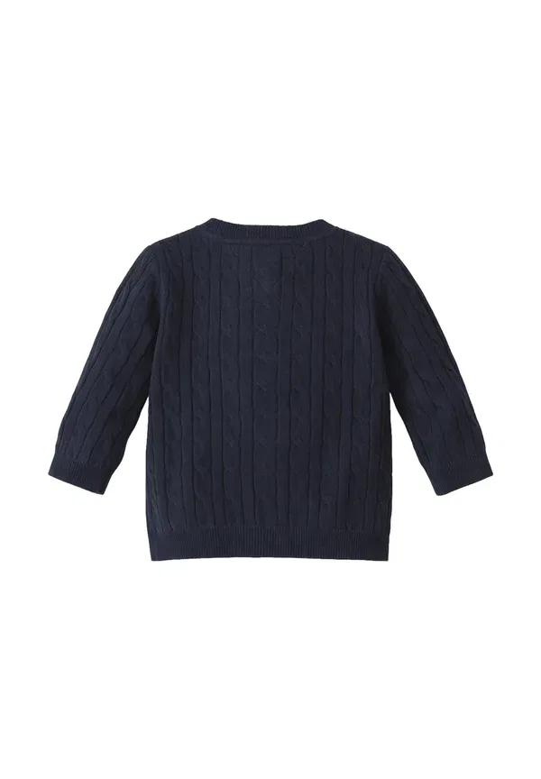 Комплект из шапки и свитера, хлопок, Set regalo, Tommy Hilfiger, Dark Blue, темно-синий — фото 4