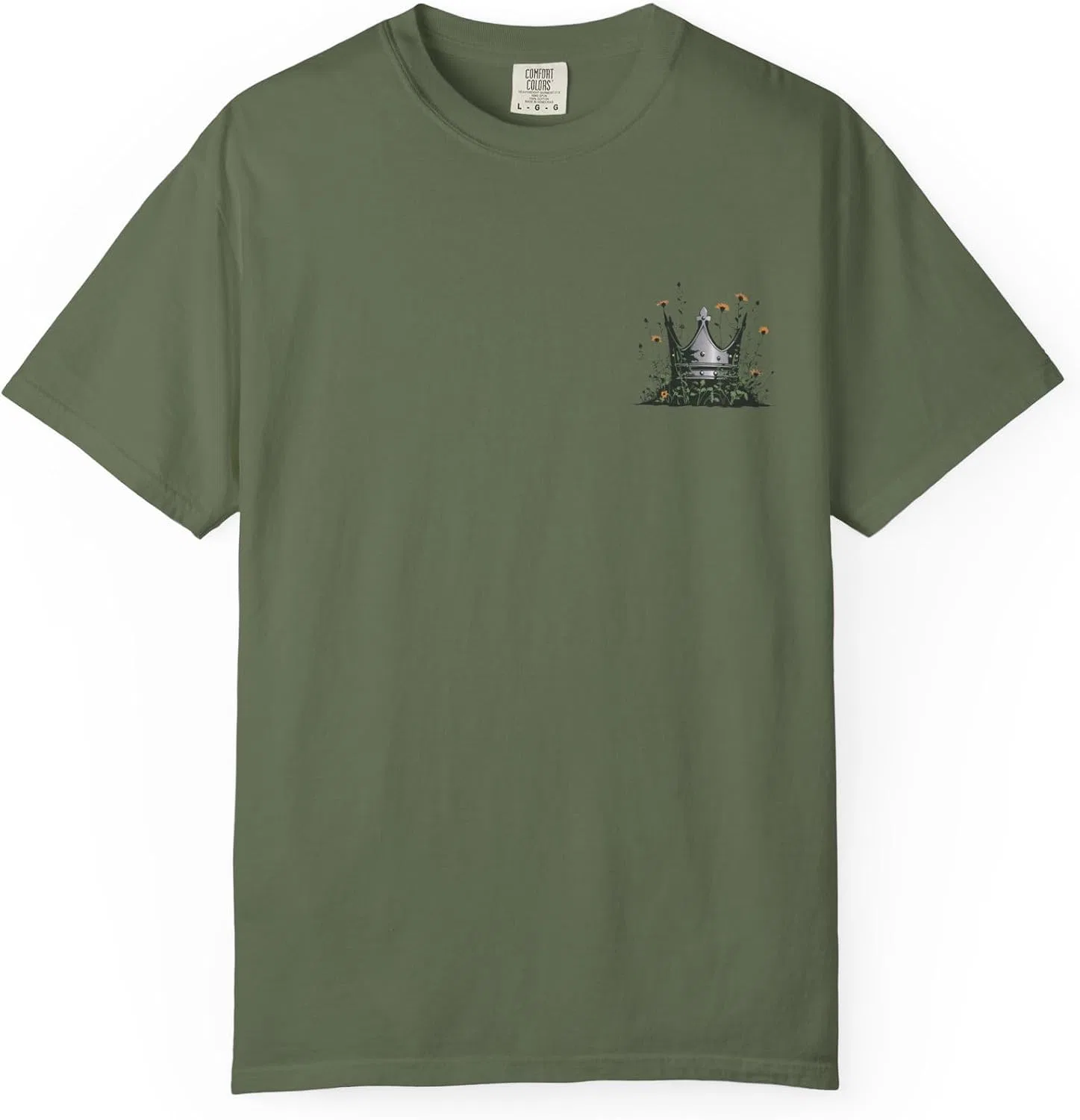 Мужская футболка с христианским принтом Comfort Colors, Sage