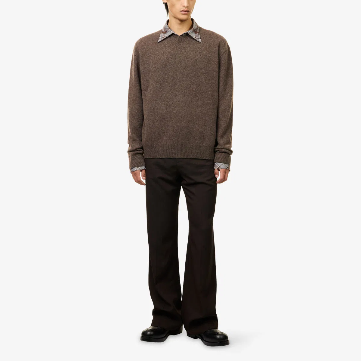 Кашемировый джемпер Klimis Acne Studios, коричневый — фото 2