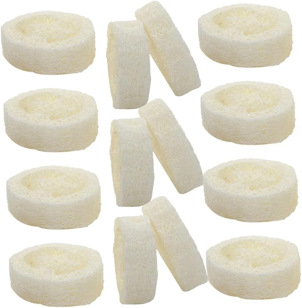 Набор мочалок из люфы 20 шт, WRITWAA, Beige