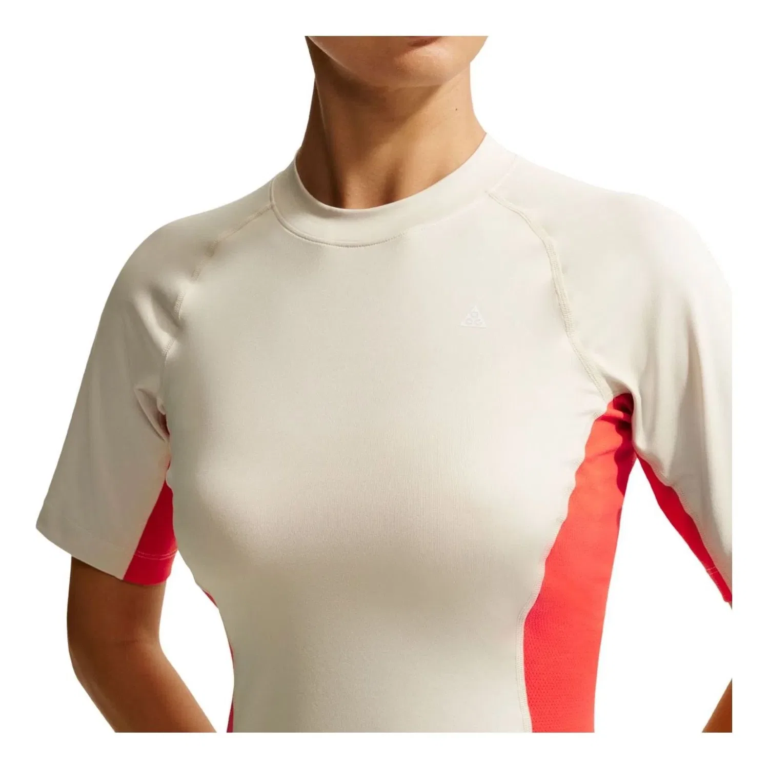 Женская футболка Nike ACG Dri-Fit Layer T-Shirt 'Light Orewood Brown', белый