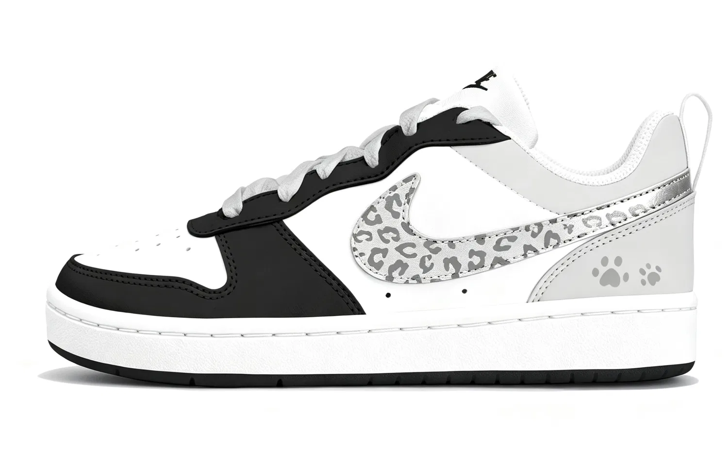 Детские кроссовки для скейтбординга с закрытым носком Nike, Black Gray