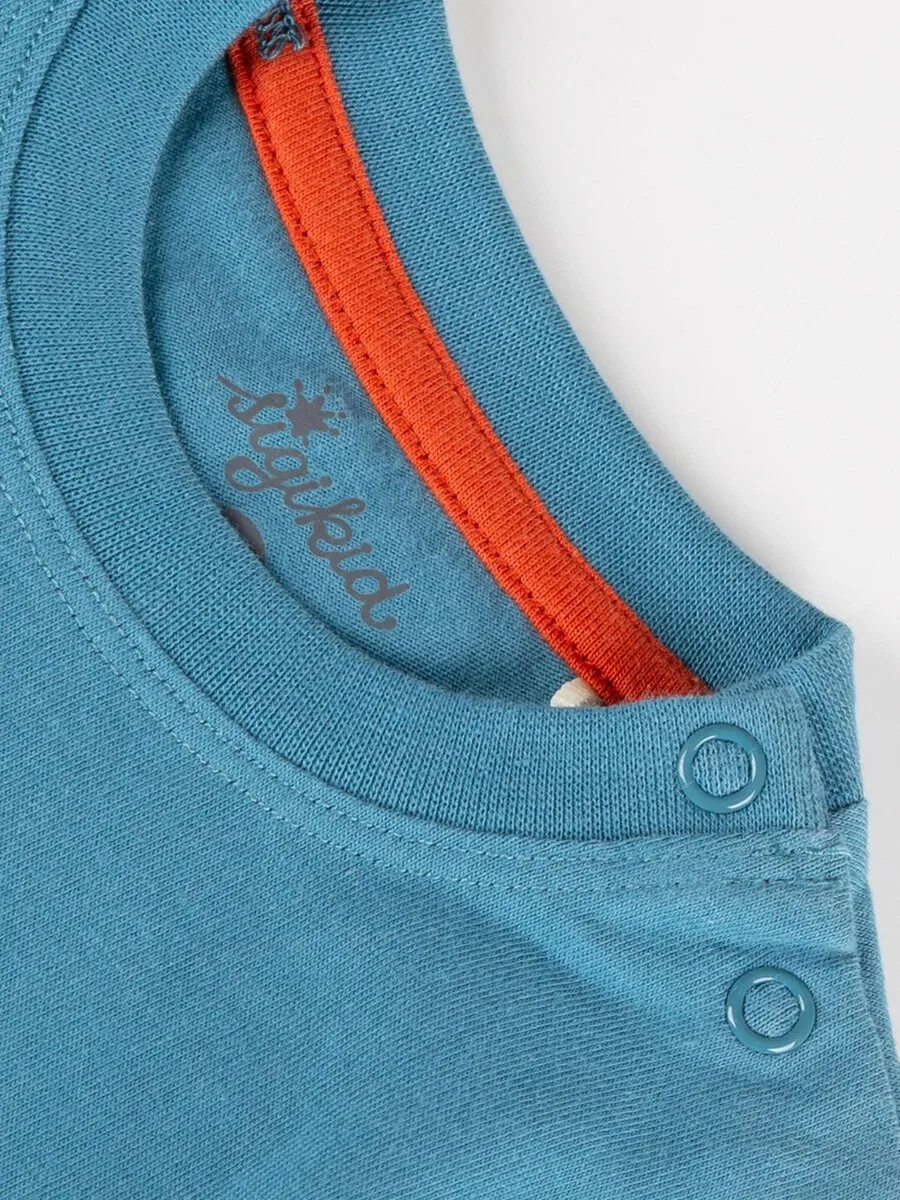Футболка SIGIKID 'Langarmshirt' синего цвета — фото 4