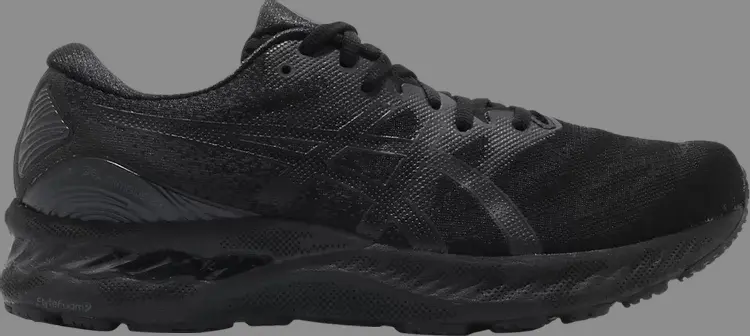 

Кроссовки gel nimbus 23 4e wide 'triple black' Asics, черный