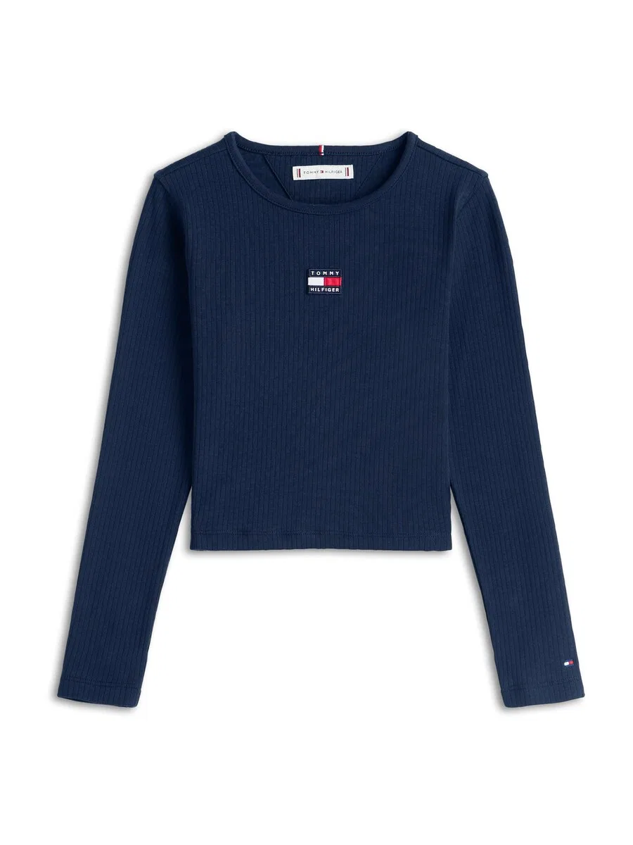 Рубашка TOMMY HILFIGER 'Heritage Extra Slim Long Sleeve', цвет морской синий
