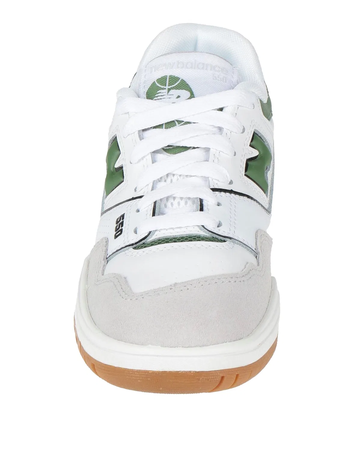 Кеды из кожи с принтом 550 New Balance, белый — фото 4