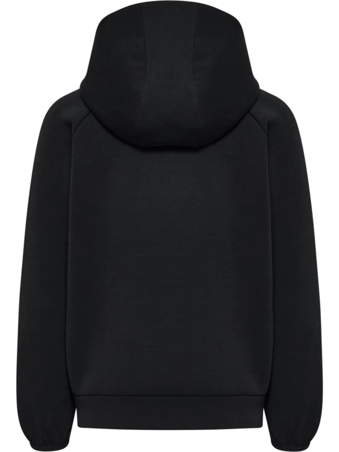 Спортивная толстовка на молнии из технологического флиса. Hummel, Black — фото 2