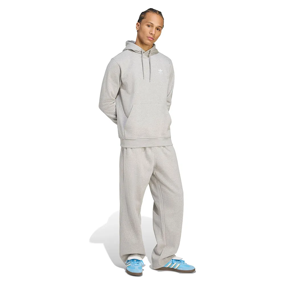 Джоггеры adidas Originals Trefoil Essentials Open Hem, серый — фото 3