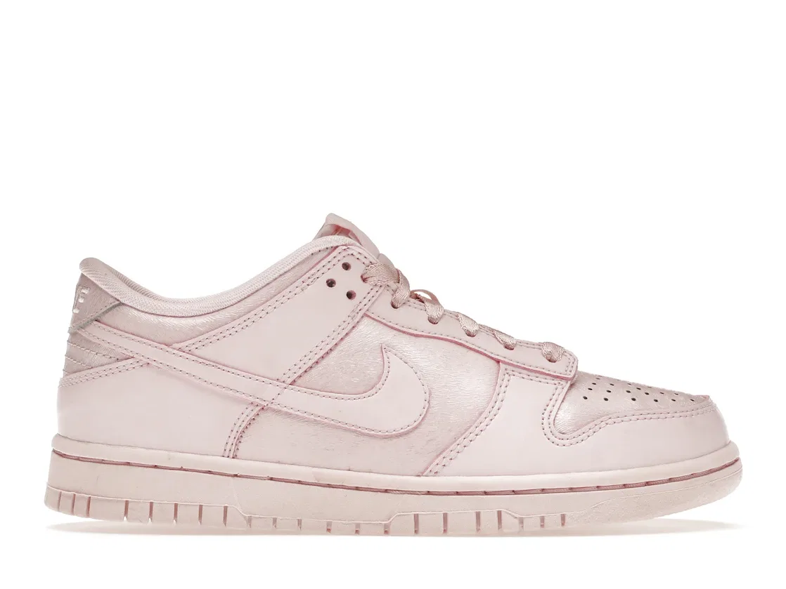 Детские кроссовки Lifestyle с перфорированным носком Nike Dunk Low Nike, Prism Pink/Prism Pink