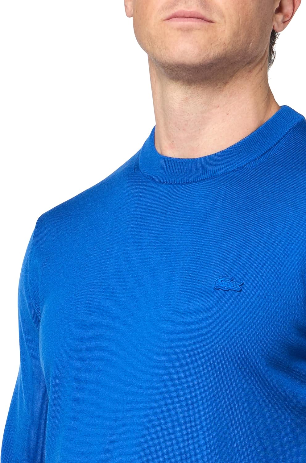 Свитер Lacoste из мериносовой шерсти для мужчин, Lazuli — фото 3