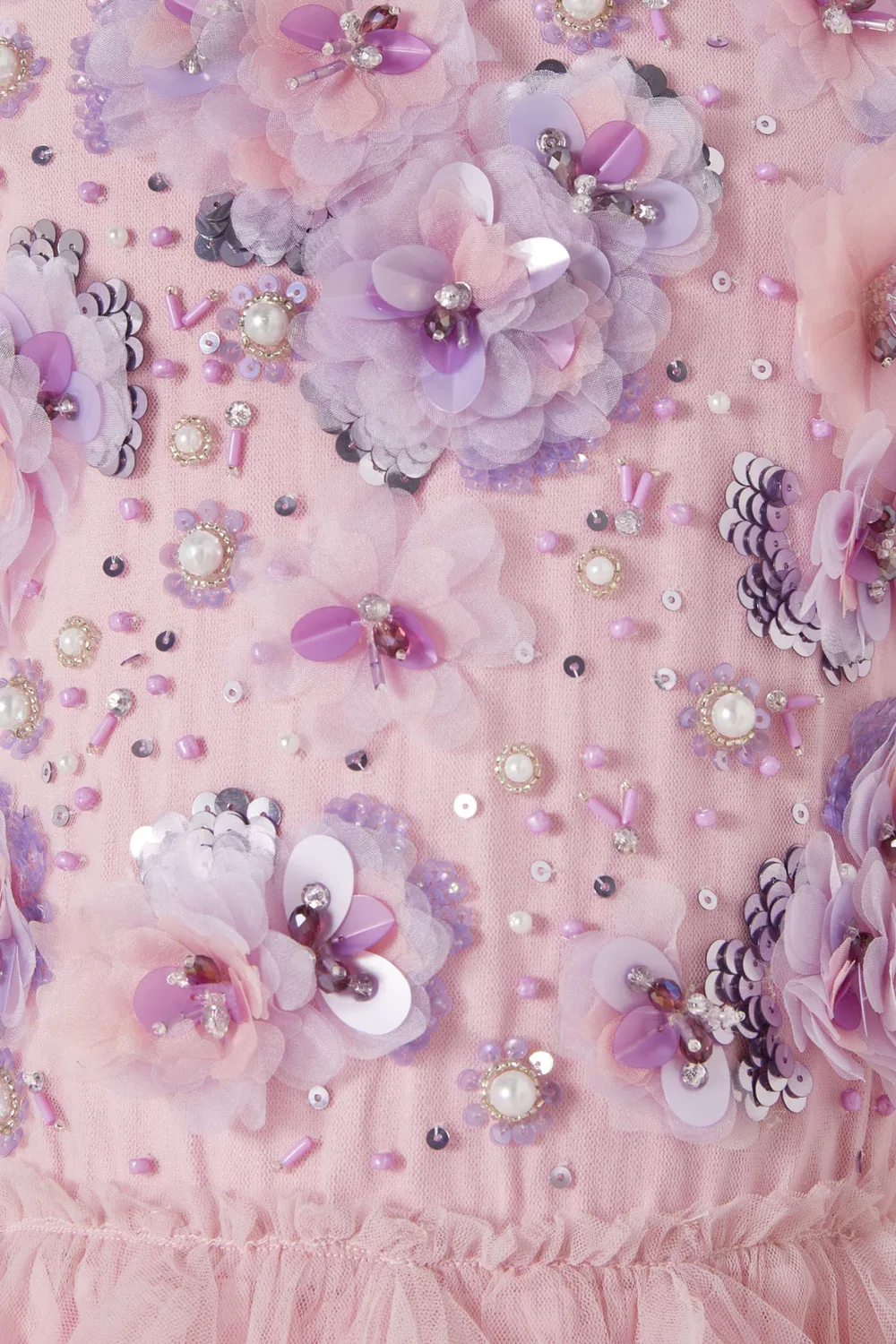 Платье-пачка с блестками из тюля Sparkle in Bloom Tutu Du Monde — фото 3
