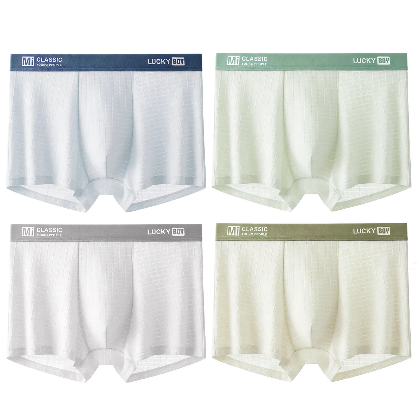 Детское белье для девочек хлопковое Red bean, Цвет: Champagne Skin Light Ice Gray Light Ice Green Light Ice Blue