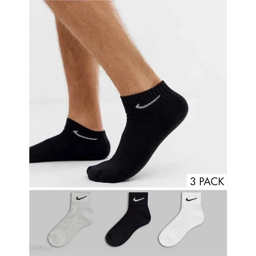 Комплект спортивных носков Nike U V Cush Ankle 3P Value, Разноцветный — фото 4