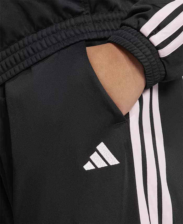 Женские спортивные брюки Plus Size Tricot 3-Stripes adidas, черный — фото 4