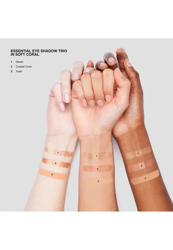 Незаменимое трио теней для век - палетка теней 4.4 г Bobbi Brown, цвет soft coral — фото 3