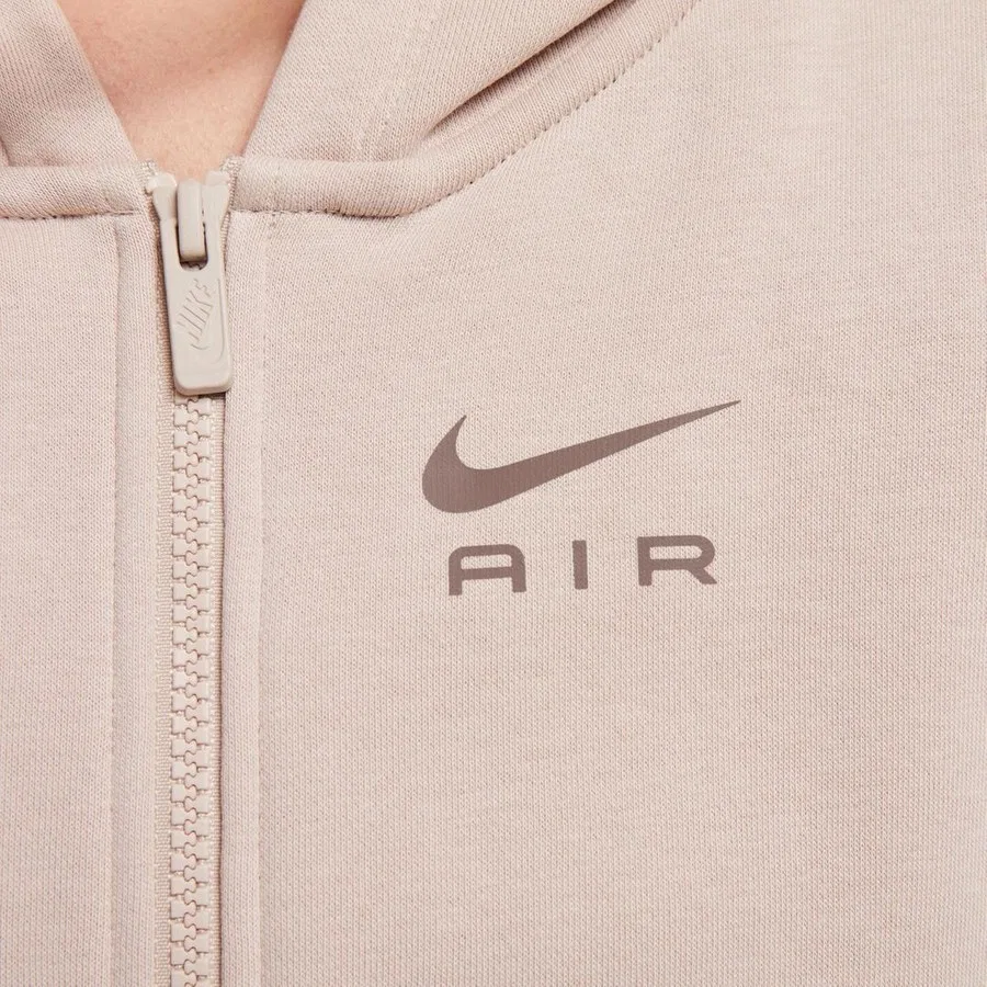 Женский худи с капюшоном и молнией Sportswear Air Fleece Nike, Розовый — фото 4