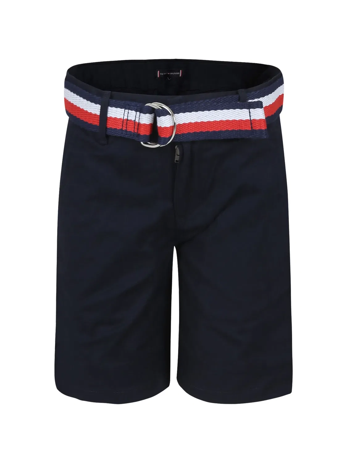 Шорты из органического хлопка с поясом Tommy Hilfiger, темно-синий