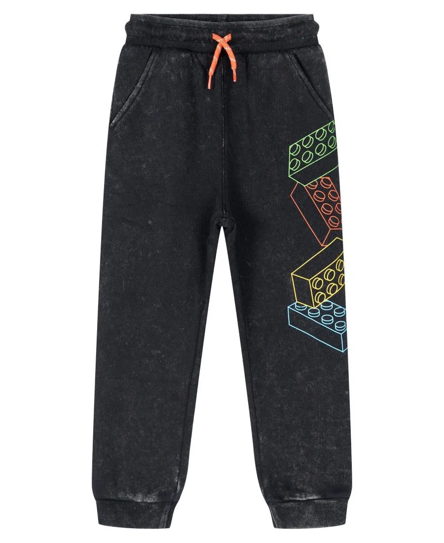 Комплект из худи и спортивных брюк из флиса LEGO, Mineral Wash Black — фото 2