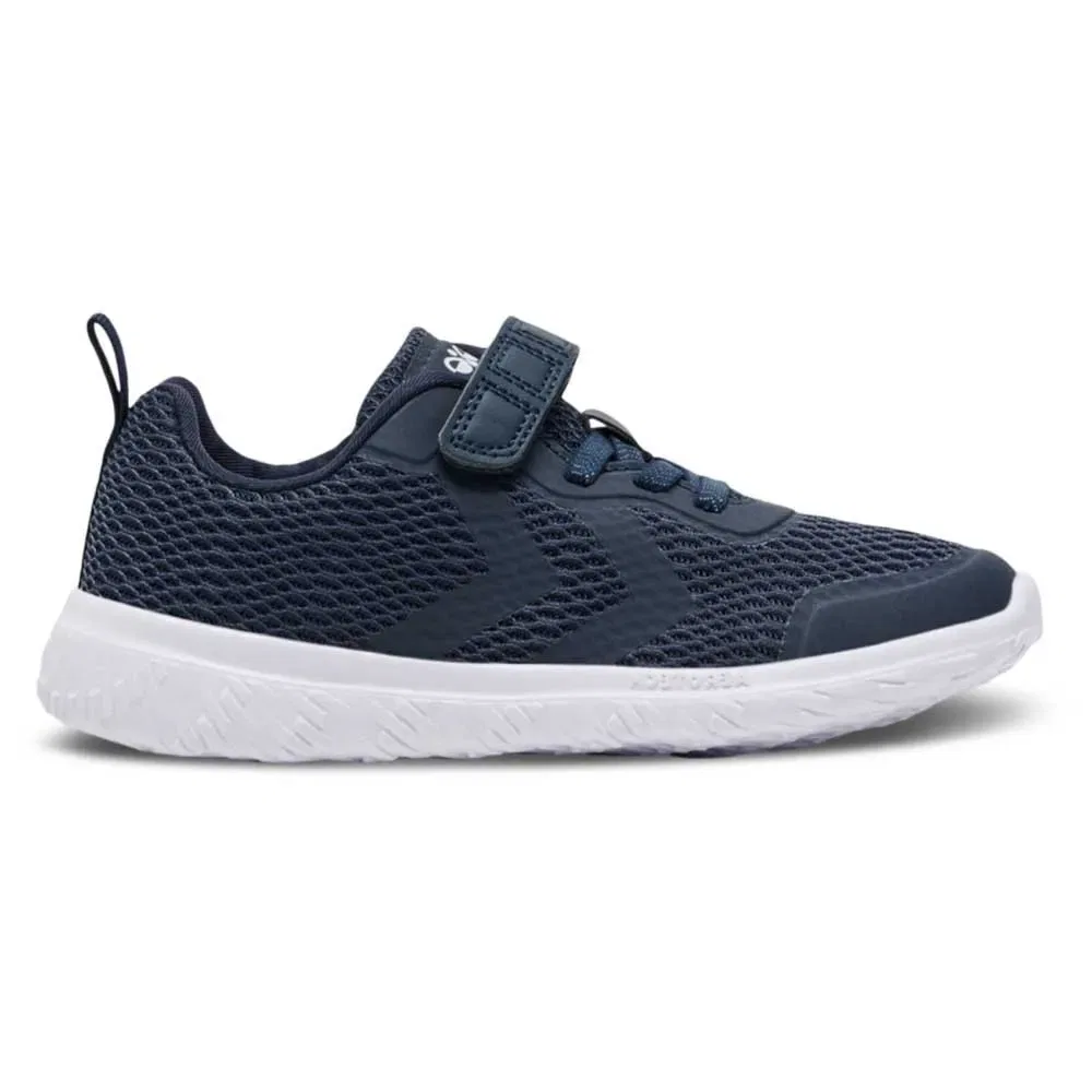 Детские кроссовки для девочек с липучкой Actus Recycled JR Hummel, Blue