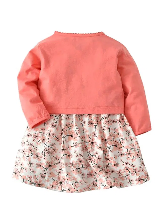 Комплект платьев с принтом 2-Piece dress set Sharpdo, белый — фото 2