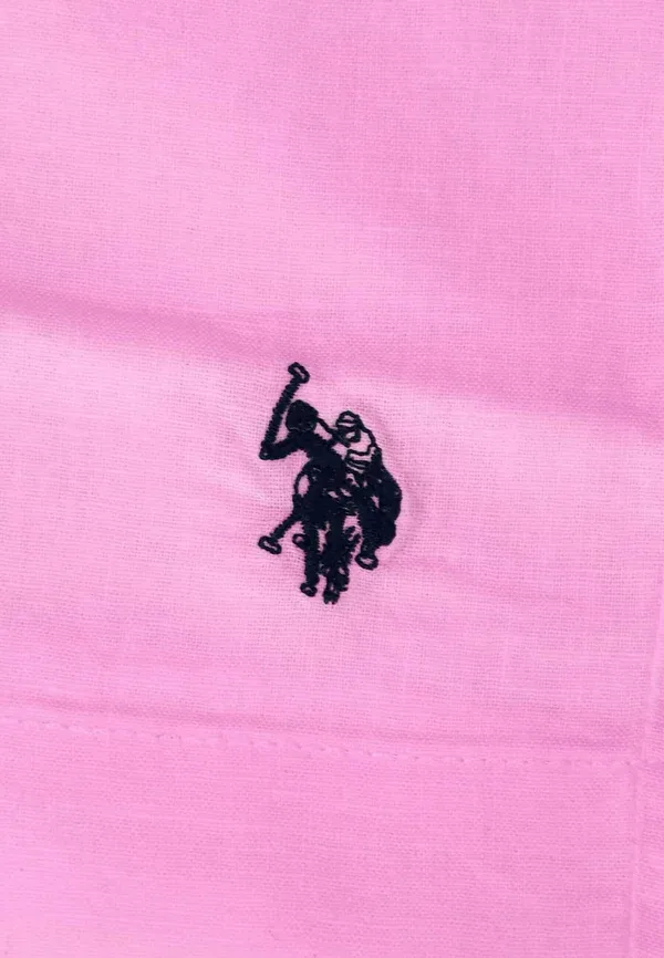 Шорты с вышивкой Usoolivia U.S. Polo Assn., Pink, розовый — фото 3