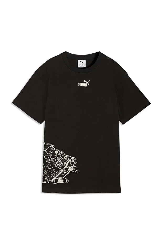 Детская футболка для мальчиков с принтом Mid 90s relaxed graphic Puma, Black