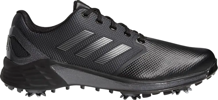 

Бутсы Adidas ZG21 'Black Dark Silver Metallic', черный