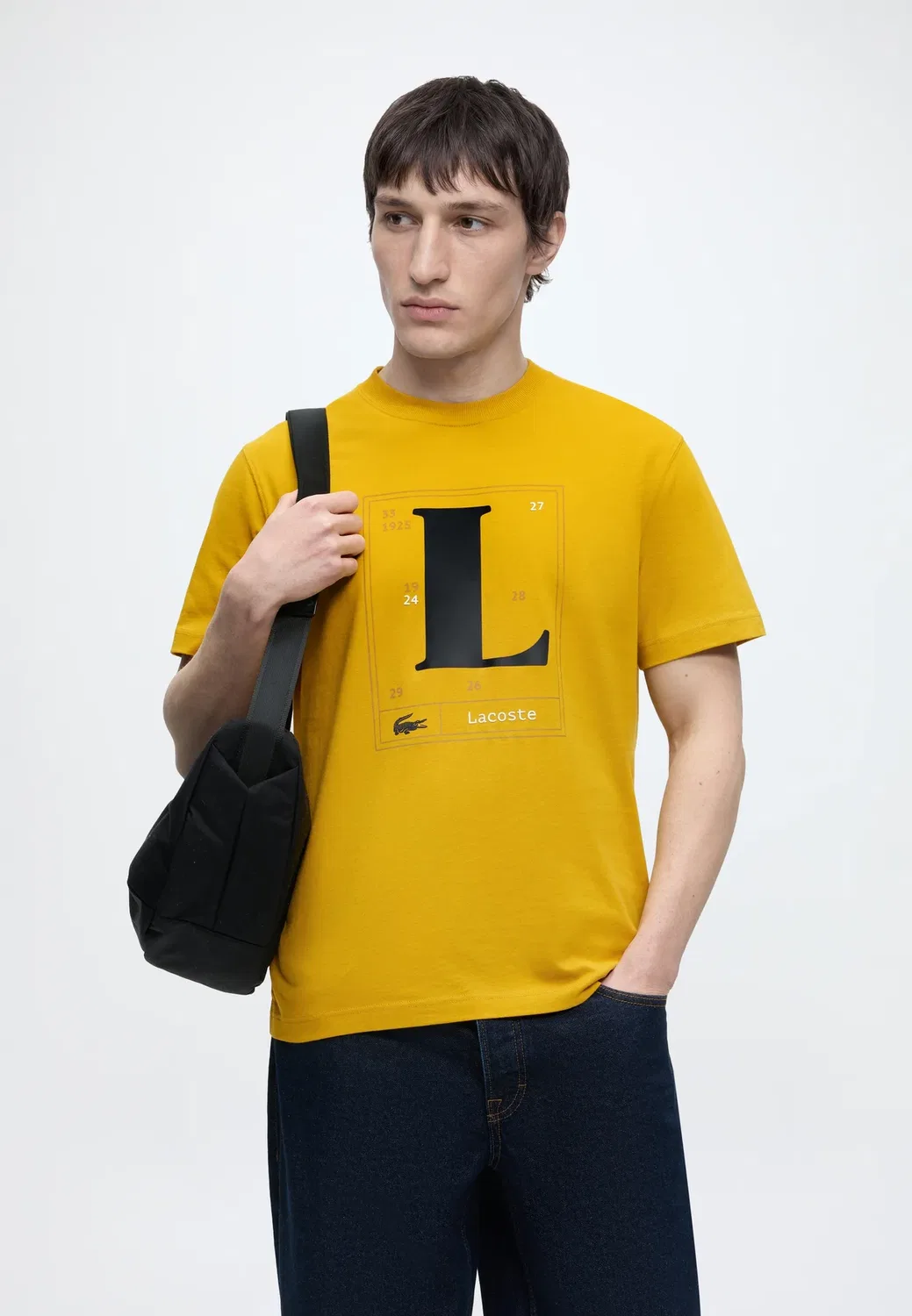 Футболка с принтом Lacoste, Honey — фото 4