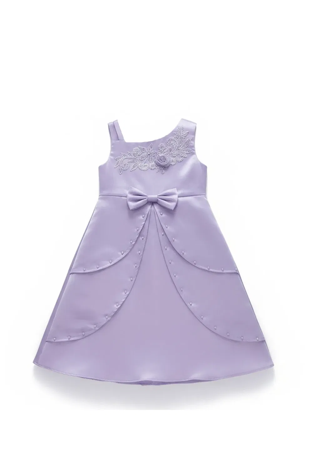 Платье из атласа для вечеринки Cinda, Lilac