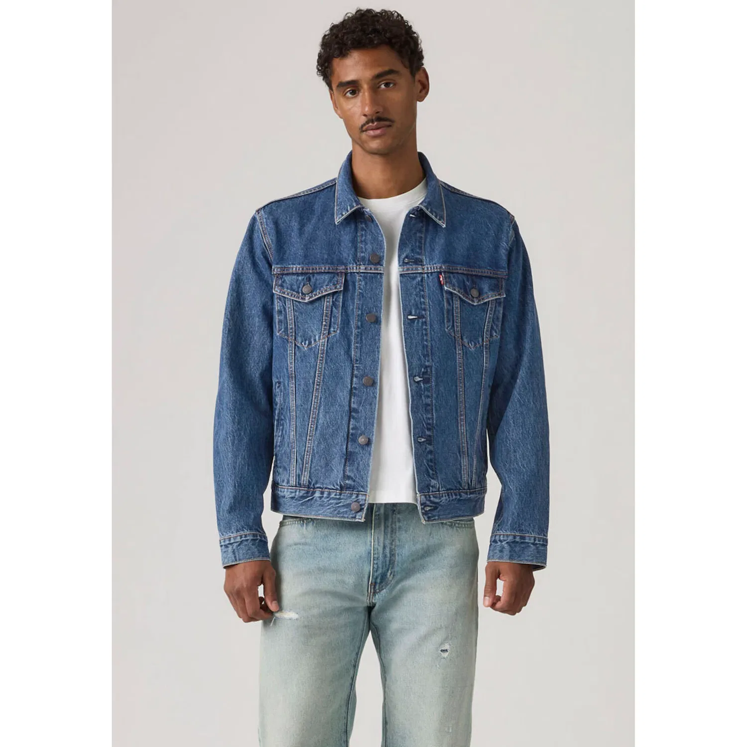 Мужская джинсовая куртка Trucker Jacket Levi's, Million Dollar T