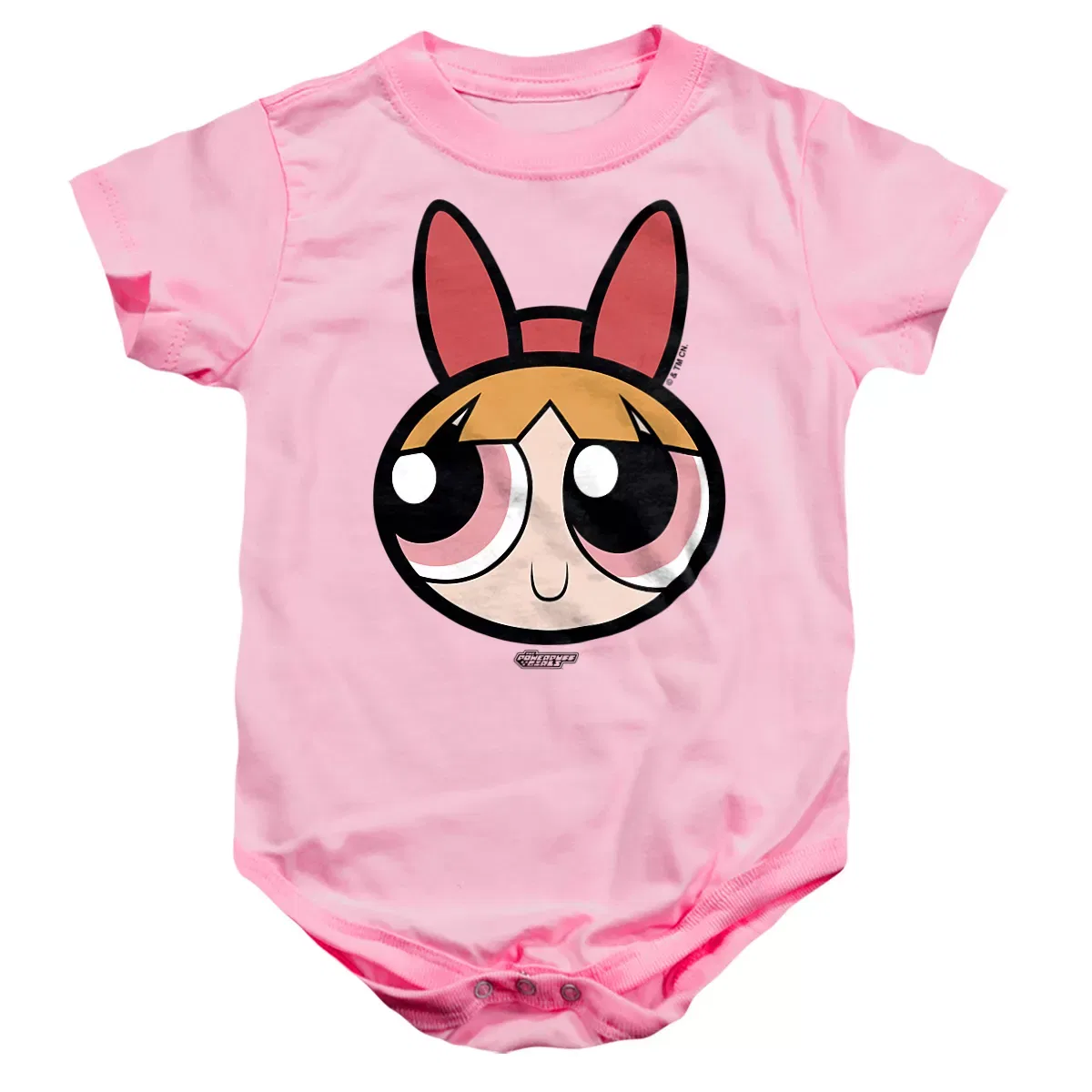 Детское боди с коротким рукавом The Powerpuff Girls Blossom Face, Pink