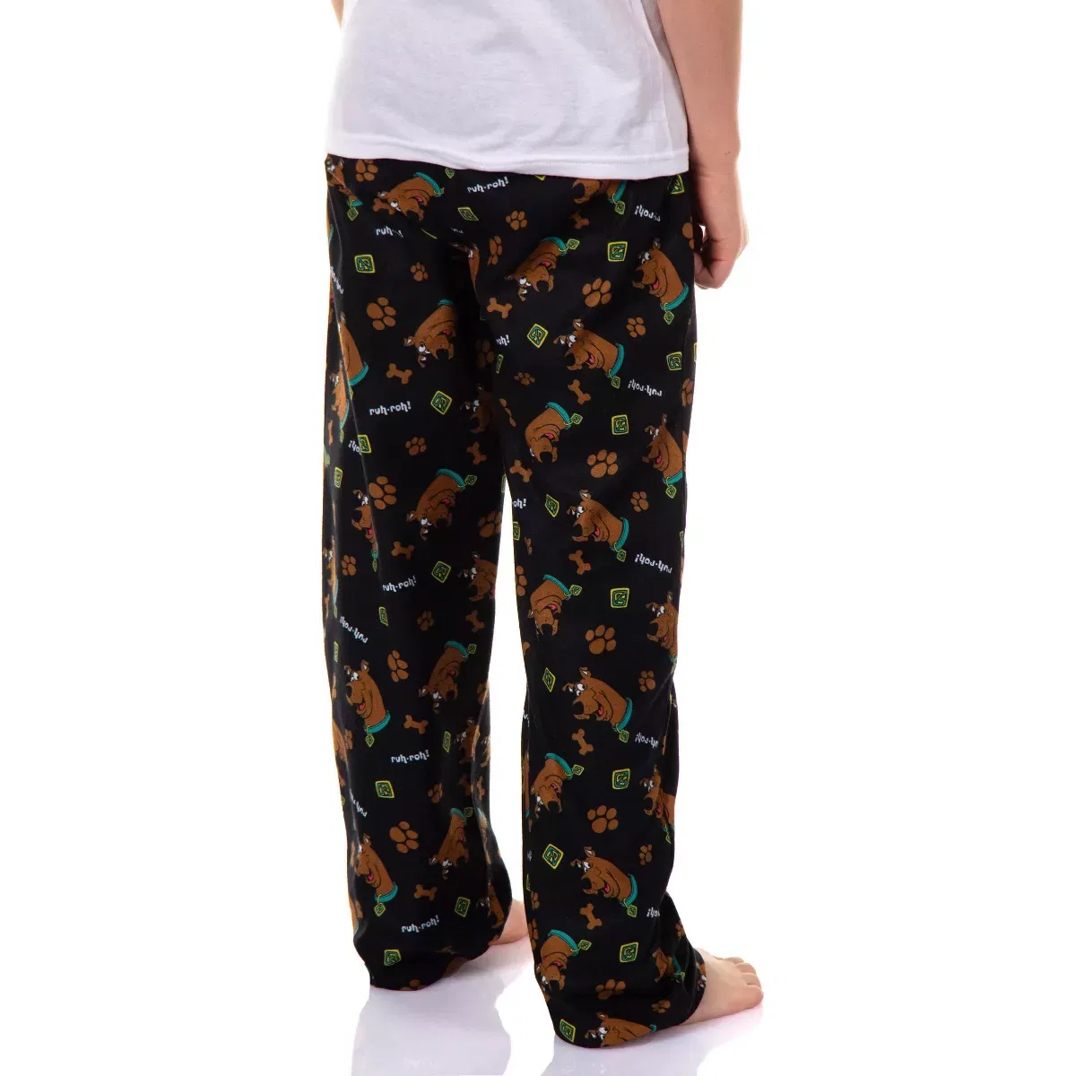 Детские пижамные штаны для мальчиков с принтом Scooby-Doo INTIMO, Black — фото 4