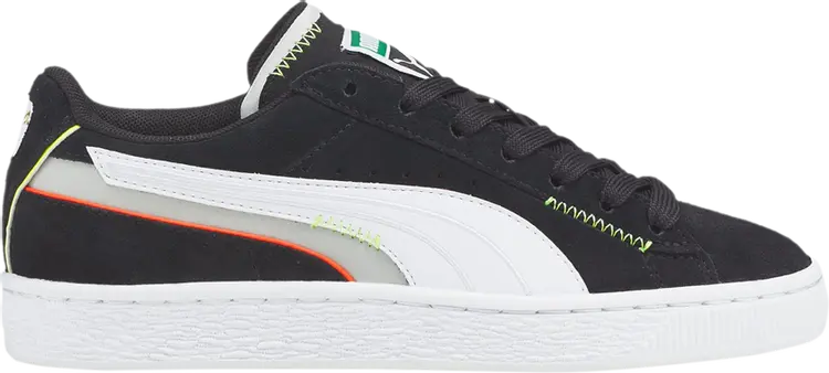 

Кроссовки Puma Suede Jr Displaced - Black Harbor Mist, черный