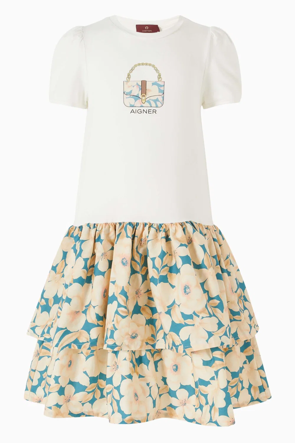 Платье с принтом Logo Floral AIGNER